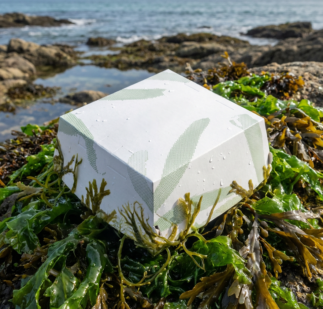 Innovation Food : La Boîte Burger aux Algues, 100% Compostable et Sans Plastique fossile