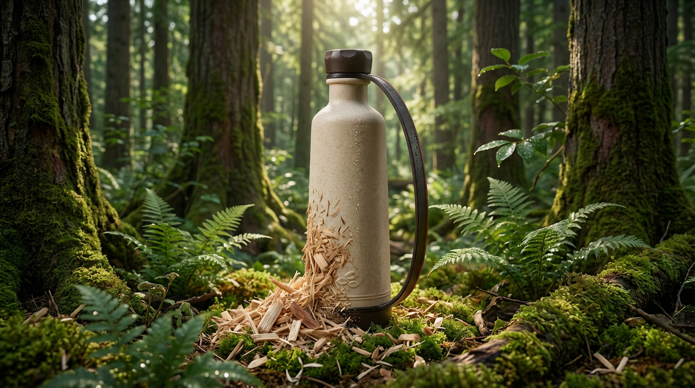 Innovation Produit : La Gourde Biosourcée en Fibre de Bois, 100% Made in France